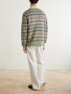 Polo Ralph Lauren - Striped Linen and Cotton-Blend Cardigan - Green
