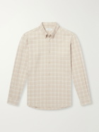 Boglioli - Checked Cotton and Lyocell-Blend Shirt - Neutrals