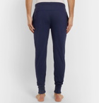 Paul Smith - Slim-Fit Tapered Cotton-Jersey Sweatpants - Men - Navy