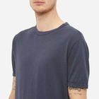 Officine Generale Men's Pigment Dyed T-Shirt in Dark Navy