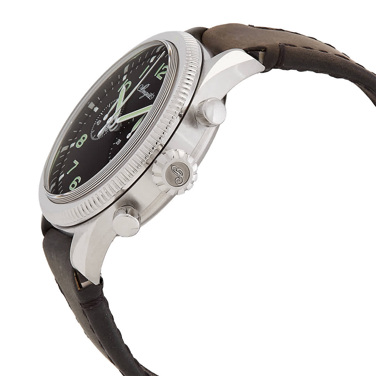 Breguet Type 20 Chronograph Automatic Black Dial Mens Watch 2057ST/92/3WU