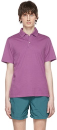 ASPESI Purple Cotton Polo