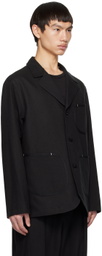 Uniform Bridge Black Pocket Blazer
