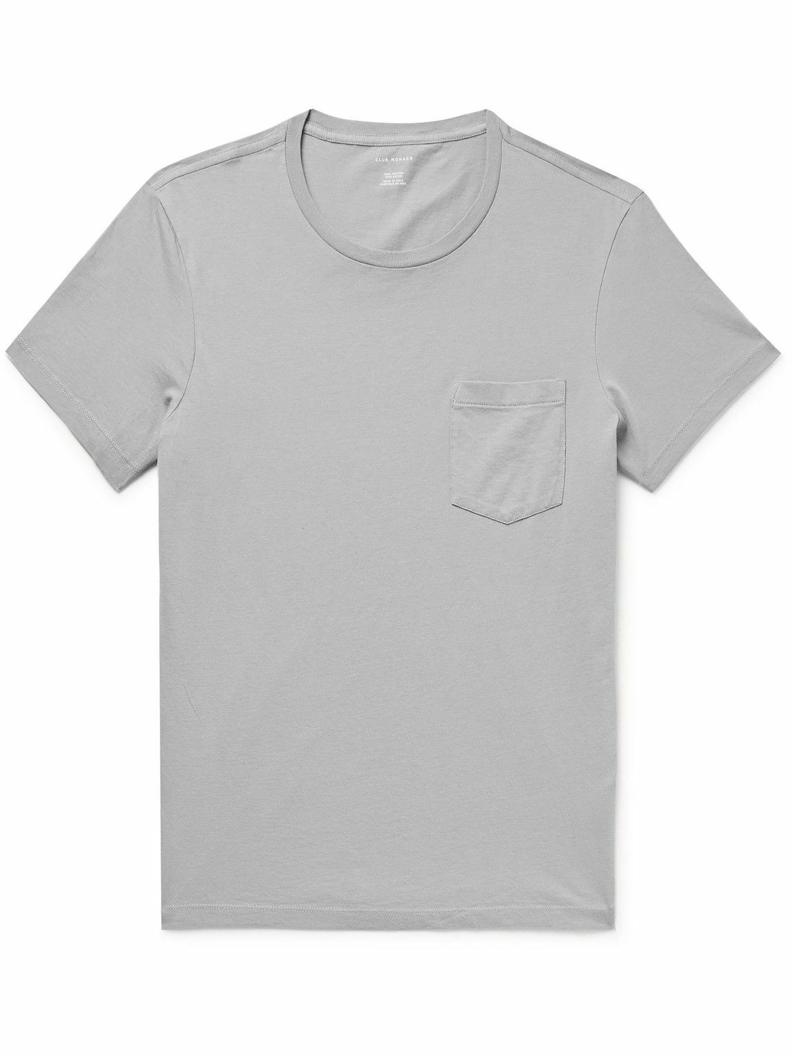 Club Monaco - Williams Cotton-Jersey T-Shirt - Gray Club Monaco