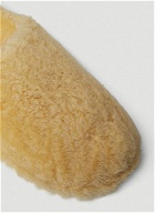 Shearling Slippers in Cream