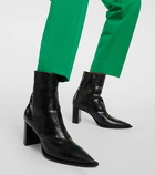 Dorothee Schumacher Crackle Edginess leather ankle boots