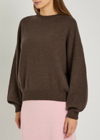 Khaite Margaux Cashmere Jumper Dark Brown