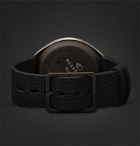 Ressence - Type 2A Mechanical 45mm Titanium and Leather Watch with Smart Crown Technology - Black