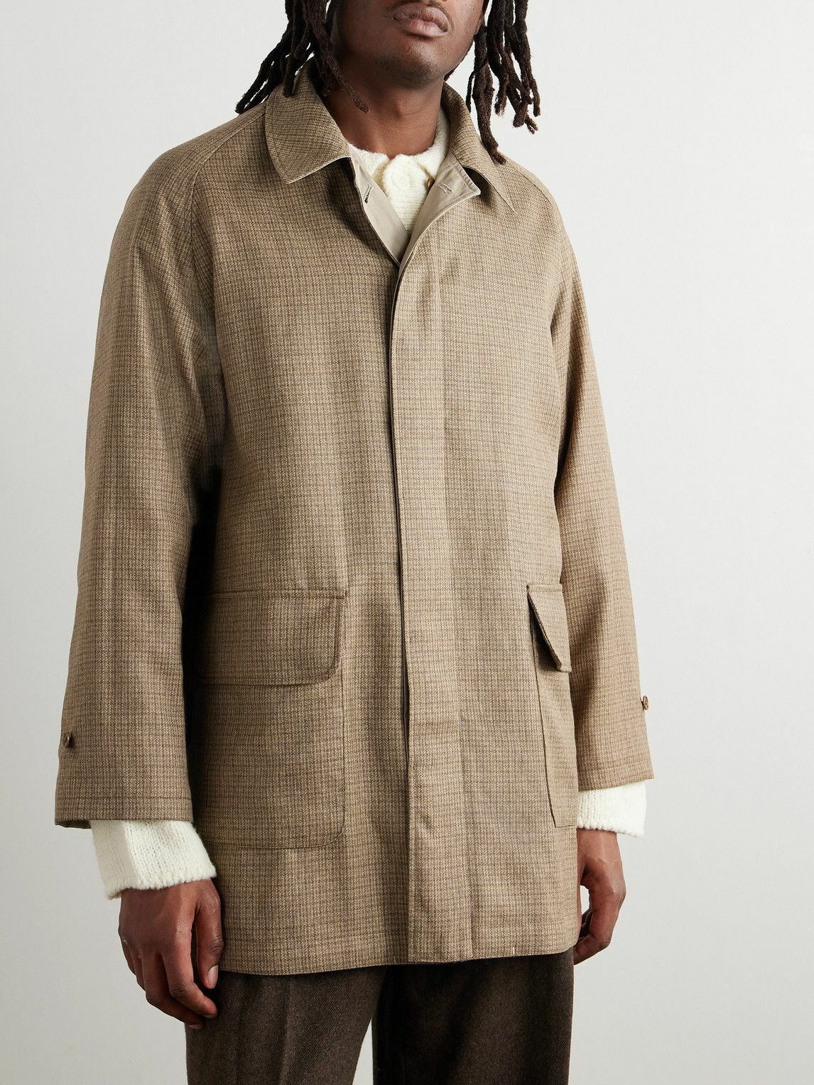 Kaptain Sunshine - Reversible Cotton-Gabardine Coat - Neutrals