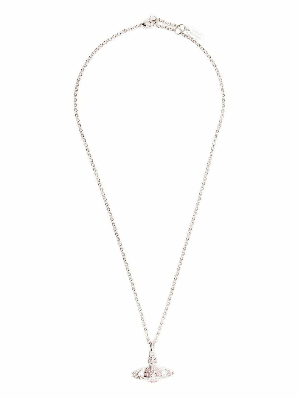 VIVIENNE WESTWOOD JEWELLERY - Mini Bas Relief brass, Swarovski crystal and  pearl pendant necklace | Selfridges.com
