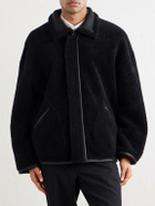 Auralee - Reversible Shearling Jacket - Black
