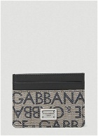 Dolce & Gabbana - Jacquard Logo Card Holder in Black