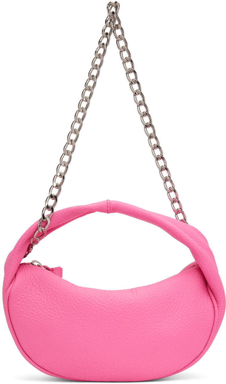 BY FAR Pink Baby Cush Shoulder Bag