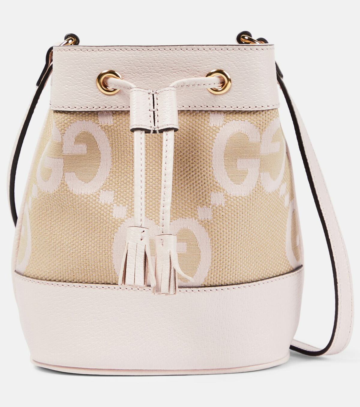 Gucci Vintage Bucket Bag Mini GG Coated Canvas Small.