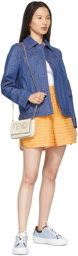 Fendi Orange 'Forever Fendi' Gym Shorts