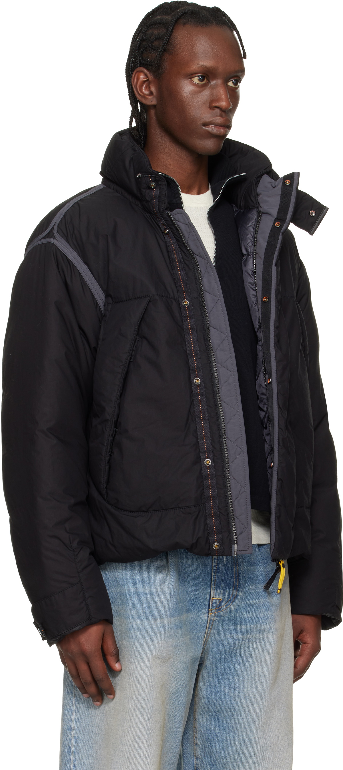 Parajumpers Black Yari Short Down Jacket