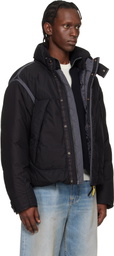 Parajumpers Black Yari Short Down Jacket