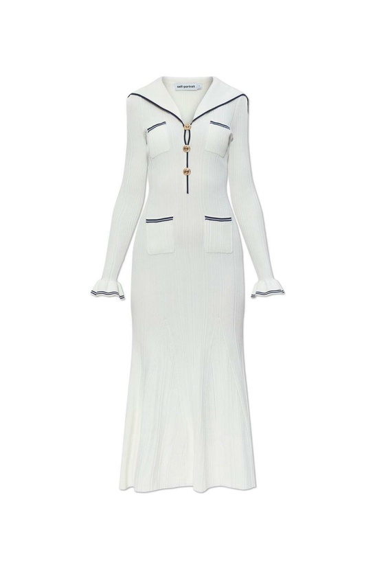 Photo: self-portrait Ribbed Midi Dress
