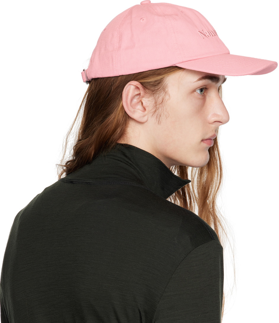 Nanushka Pink Logo Cap