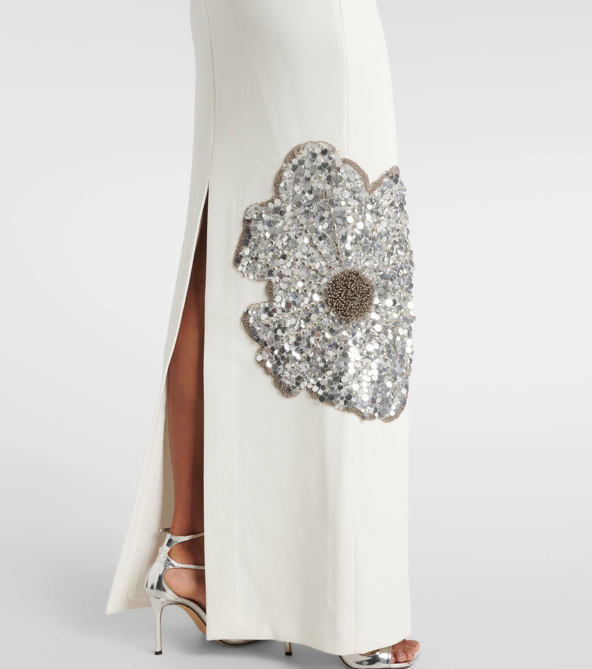 Rebecca Vallance Layana strapless embellished gown Rebecca