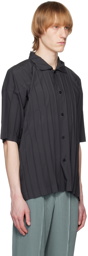 Homme Plissé Issey Miyake Gray Edge Shirt