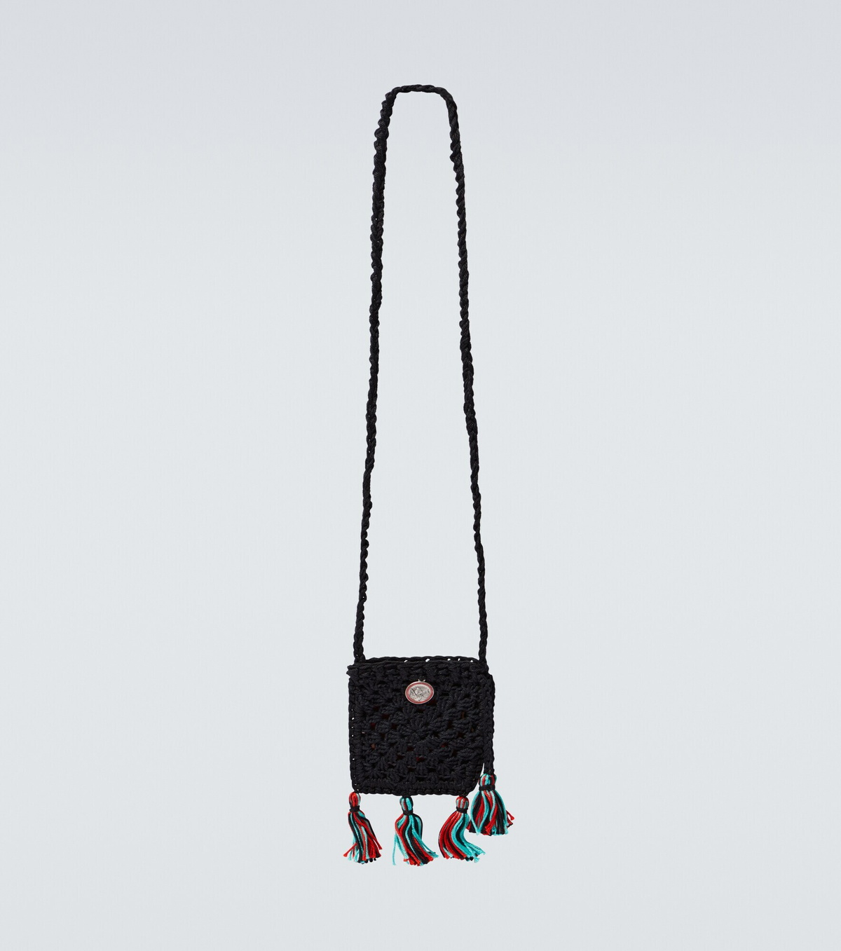 Alanui - Stay Positive crochet AirPods case with strap