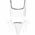 Oceanus Women's Celeste Bikini in White