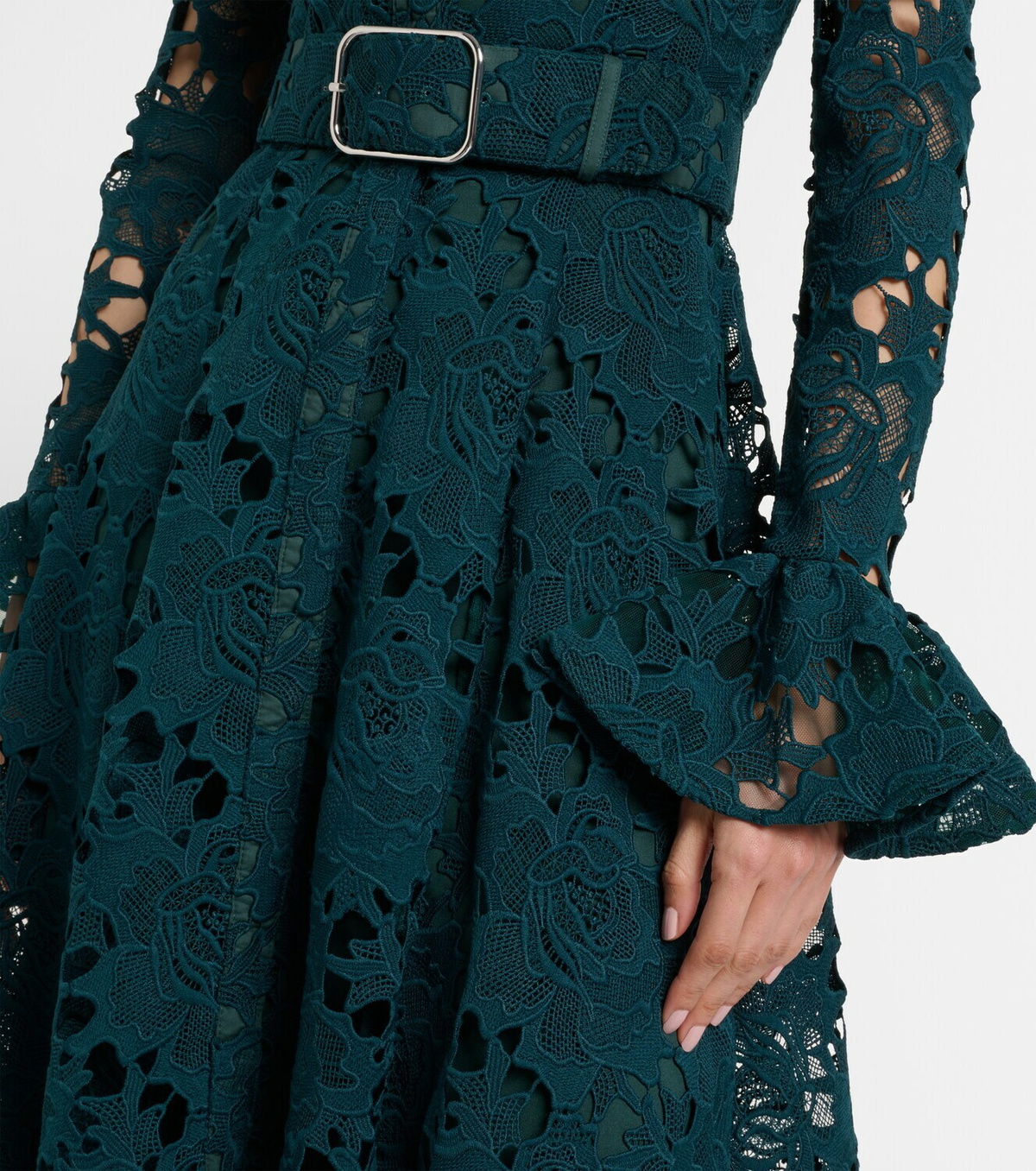 Leo Lin Piper belted midi dress