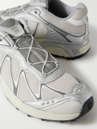 Salomon - XT-WHISPER Metallic Rubber-Trimmed Mesh Sneakers - Gray