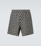 Valentino Toute La V linen Bermuda shorts