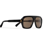 DUNHILL - D-Frame Acetate Sunglasses - Black