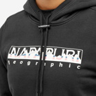Napapijri Women's Rope Logo Hoodie in Black