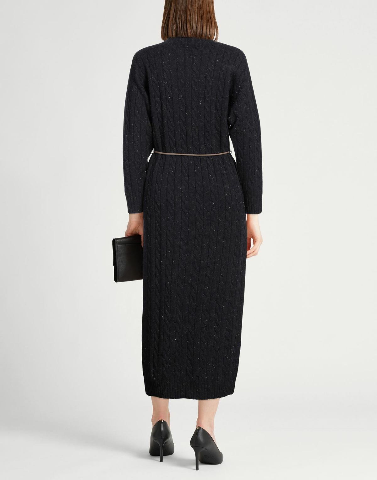 Peserico Womens Midi dress in Midnight blue
