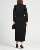 Peserico Womens Midi dress in Midnight blue