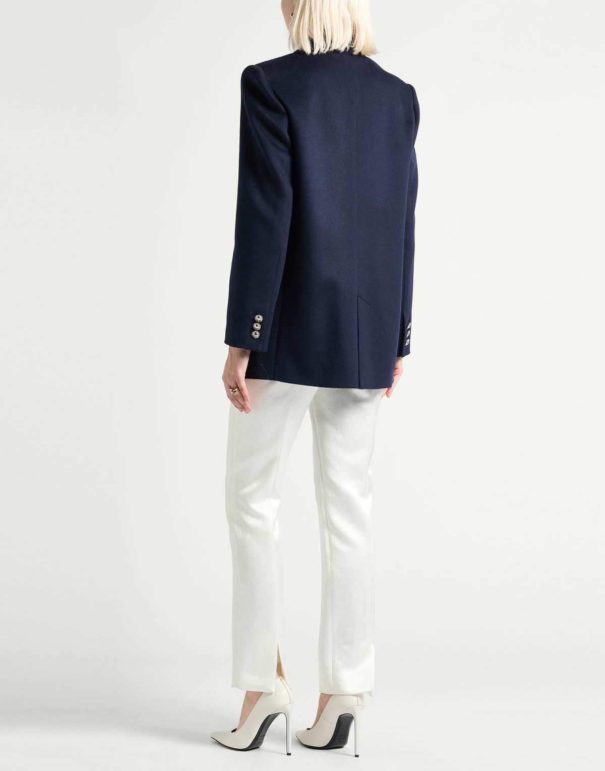 Alessandra Rich Womens Blazer Midnight in Blue