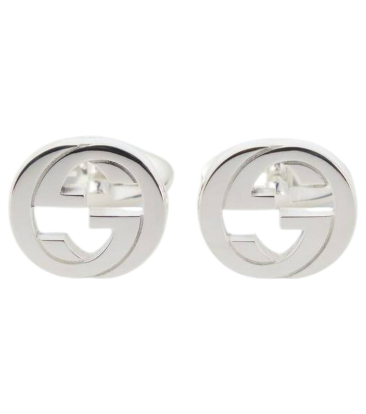 Photo: Gucci Interlocking G sterling silver cufflinks