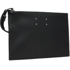 Maison Margiela Black Calfskin Pouch