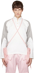STRONGTHE SSENSE Exclusive White & Gray Polo