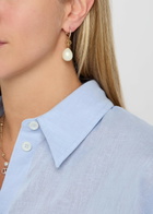 Valentino Vlogo Swarovski Crystal and Pearl Drop Earrings - One Size