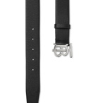 Burberry - 3.5cm Full-Grain Leather Belt - Black