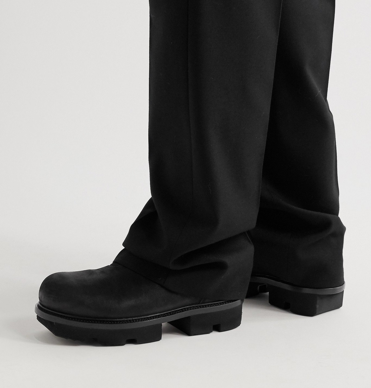 Rick Owens - Bozo Megatooth Full-Grain Leather Chelsea Boots