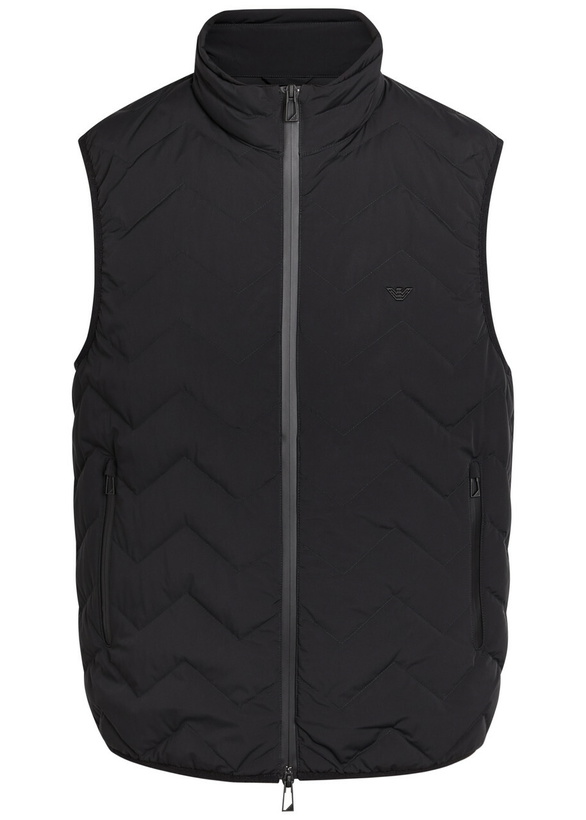 Photo: Emporio Armani Water-repellent Padded Stretch-nylon Gilet Black
