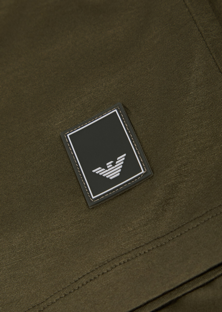 Emporio Armani Logo Jersey T-shirt Dark Green