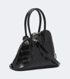 The Attico Sant Ambroeus Mini leather top-handle bag