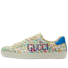 Gucci Liberty Logo Printed New Ace Sneaker