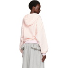 Stefan Cooke Pink Chevron Hooded Jacket