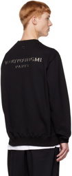 Wooyoungmi Black Bonded Sweatshirt