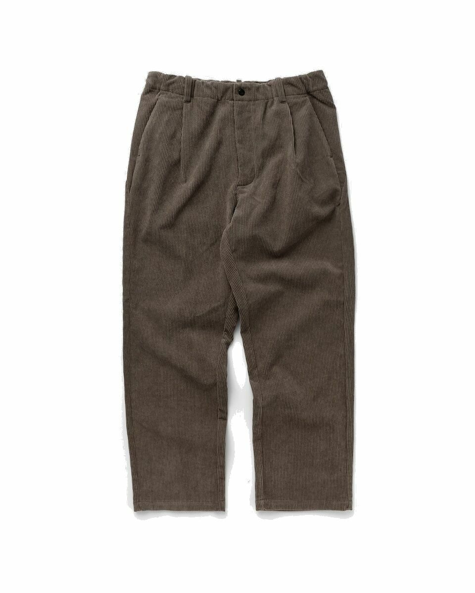 Photo: Goldwin Fine Wale Corduroy Pants Grey - Mens - Casual Pants