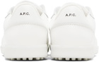 A.P.C. White Moe Sneakers