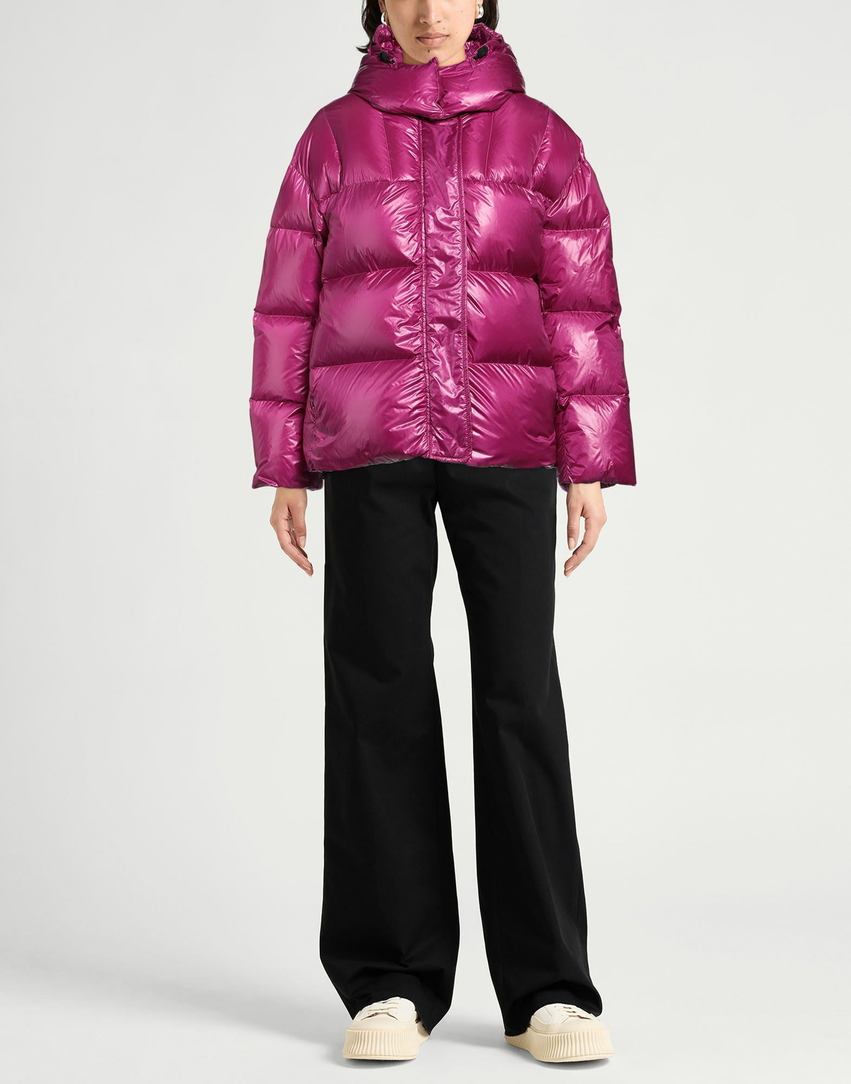 Aspesi Womens Puffer in Magenta